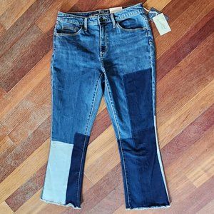 NWT Universal Thread High-Rise Kick Boot Crop Jeans Size 10
